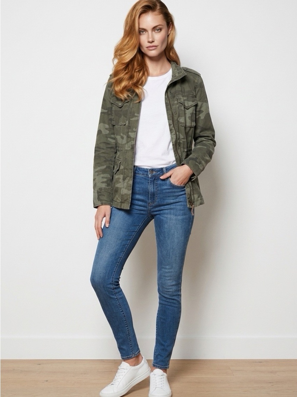 Classic Camo Utility Jacket - Green